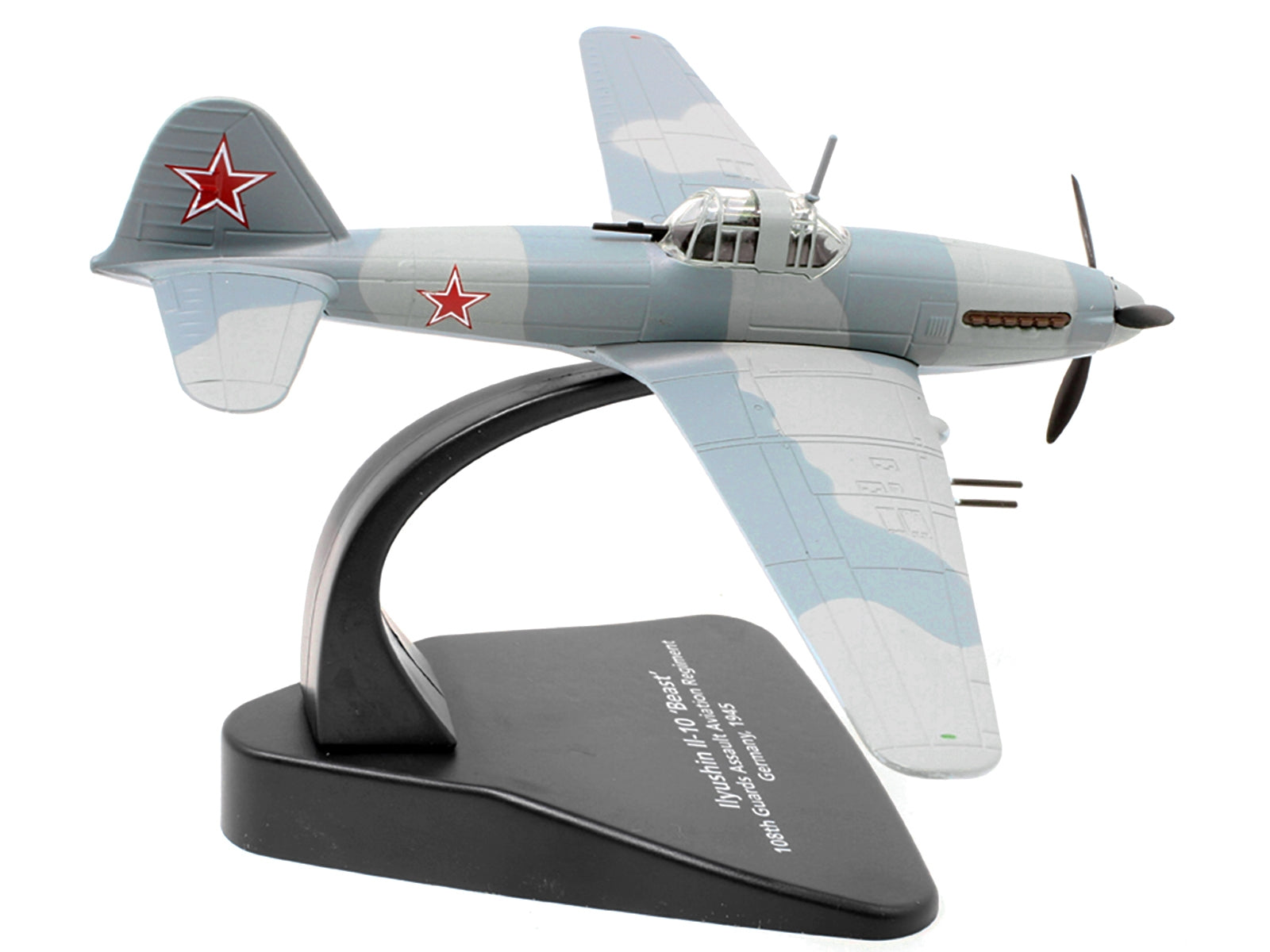 Ilyushin Il-10 "Beast" War Plane 108th Guards Assault Aviation Regiment Germany (1945) "Oxford Aviation" Series 1/72 Diecast Model Airplane by Oxford Diecast Oxford Diecast