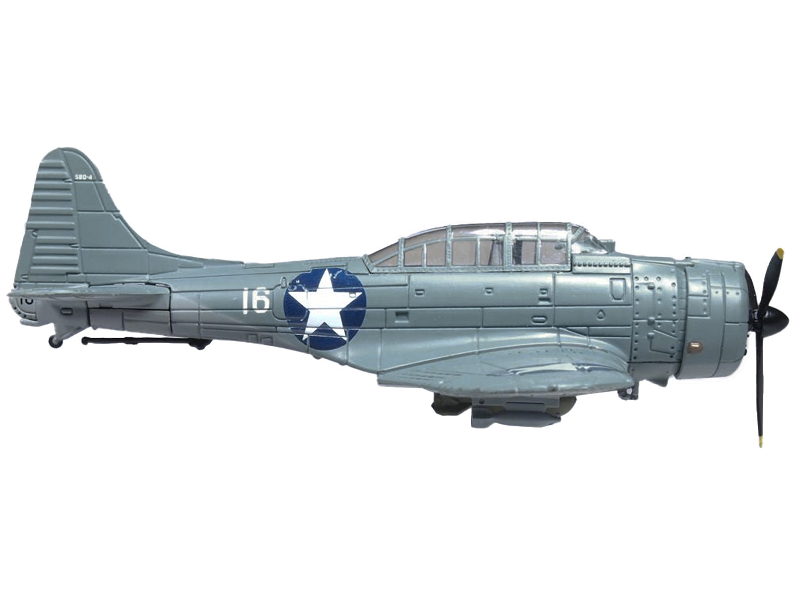 Douglas Dauntless SBD-4 VMSB-233 "Sister" Bomber Plane Guadalcanal Soloman Islands (1943) "Oxford Aviation" Series 1/72 Diecast Model Airplane by Oxford Diecast Oxford Diecast