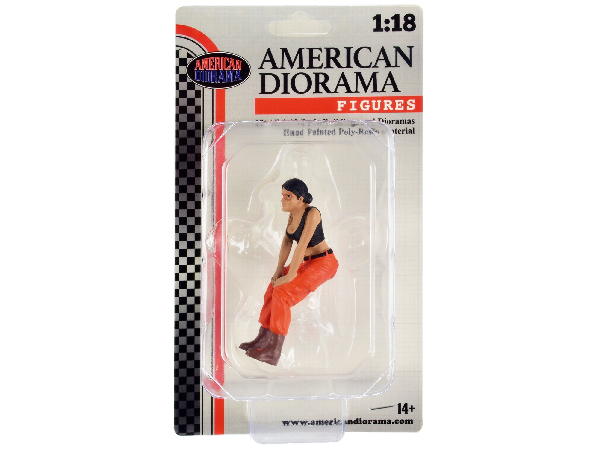 "Hip Hop Girls" Figure 4 for 1/18 Scale Models by American Diorama American Diorama