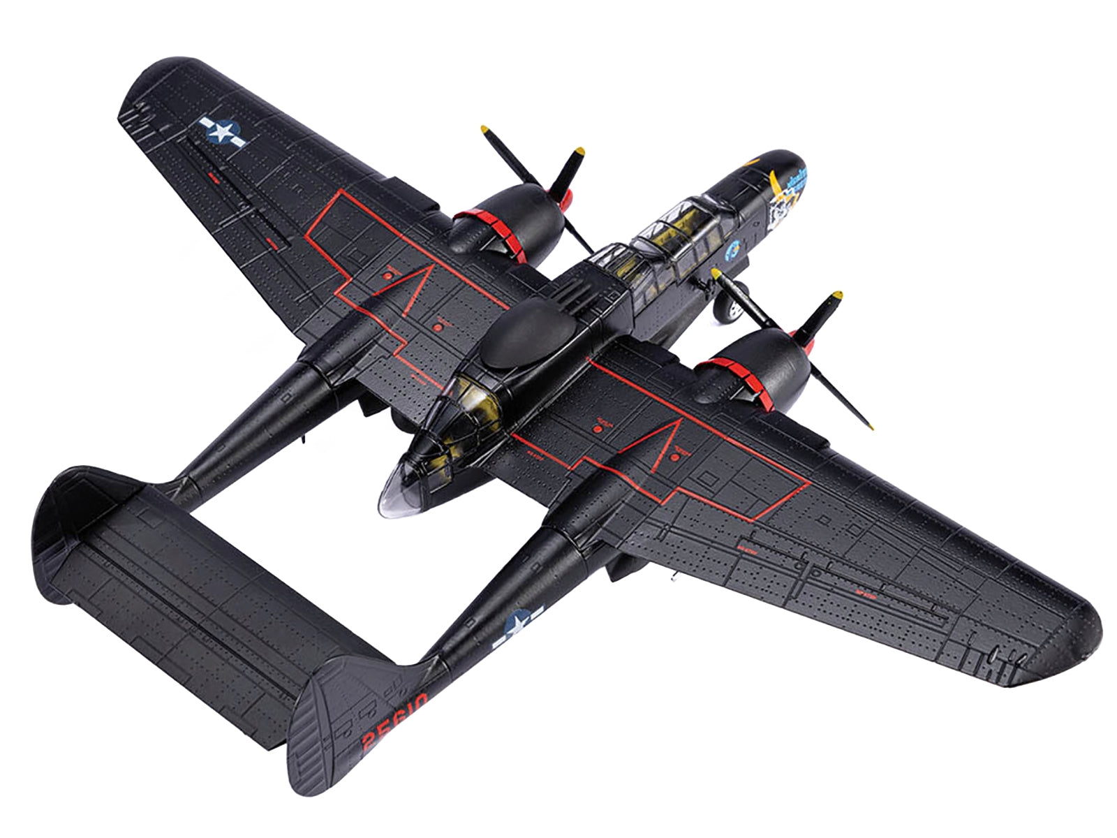 Northrop P-61B Black Widow Fighter Aircraft "Midnight Madness 548th Night Fighter Squadron" United States Army Air Forces 1/72 Diecast Model by Air Force 1 Air Force 1