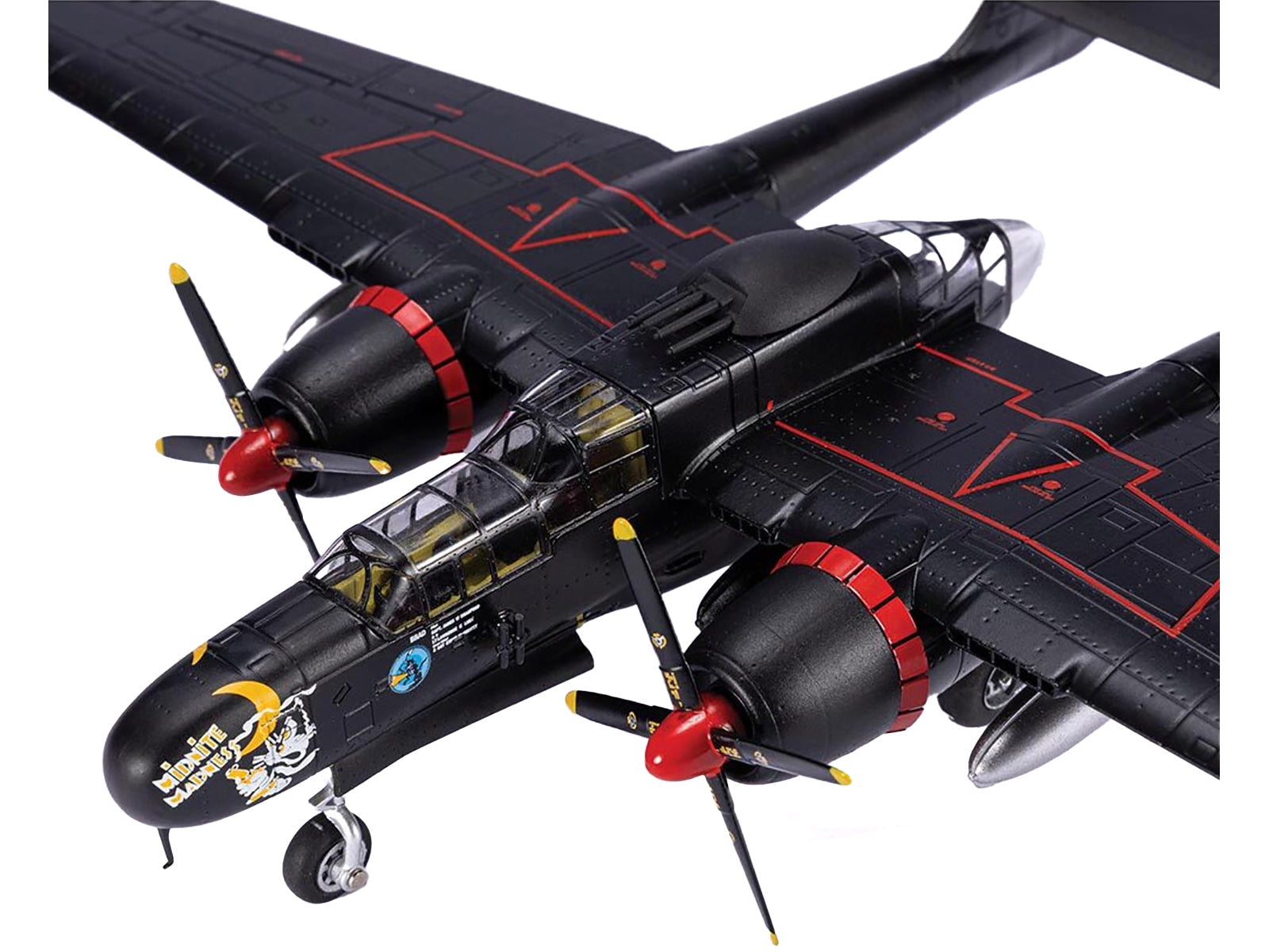 Northrop P-61B Black Widow Fighter Aircraft "Midnight Madness 548th Night Fighter Squadron" United States Army Air Forces 1/72 Diecast Model by Air Force 1 Air Force 1