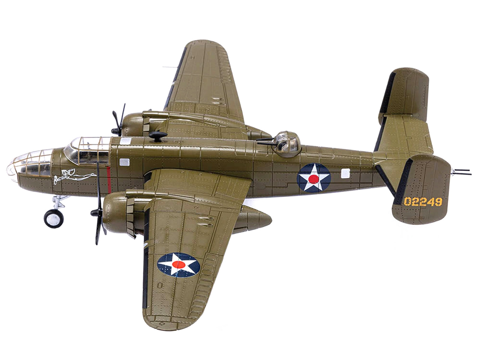 North American B-25B Mitchell Bomber Aircraft U.S. Army "Hari Kari-er" Doolittle Raid (1942) 1/72 Diecast Model by Air Force 1 Air Force 1