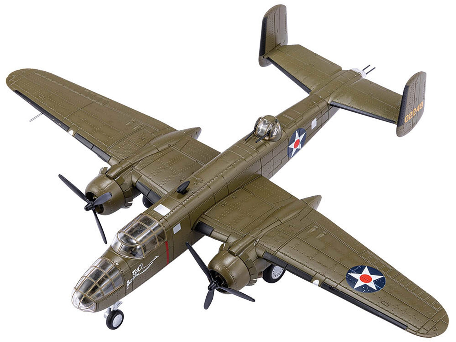 North American B-25B Mitchell Bomber Aircraft U.S. Army "Hari Kari-er" Doolittle Raid (1942) 1/72 Diecast Model by Air Force 1 Air Force 1