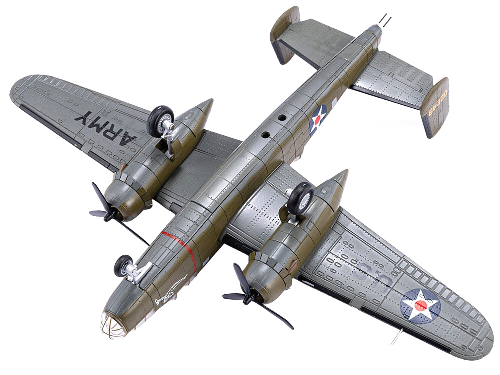 North American B-25B Mitchell Bomber Aircraft U.S. Army "Hari Kari-er" Doolittle Raid (1942) 1/72 Diecast Model by Air Force 1 Air Force 1