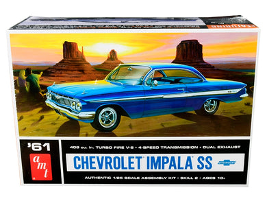 Skill 2 Model Kit 1961 Chevrolet Impala SS 1/25 Scale Model by AMT AMT