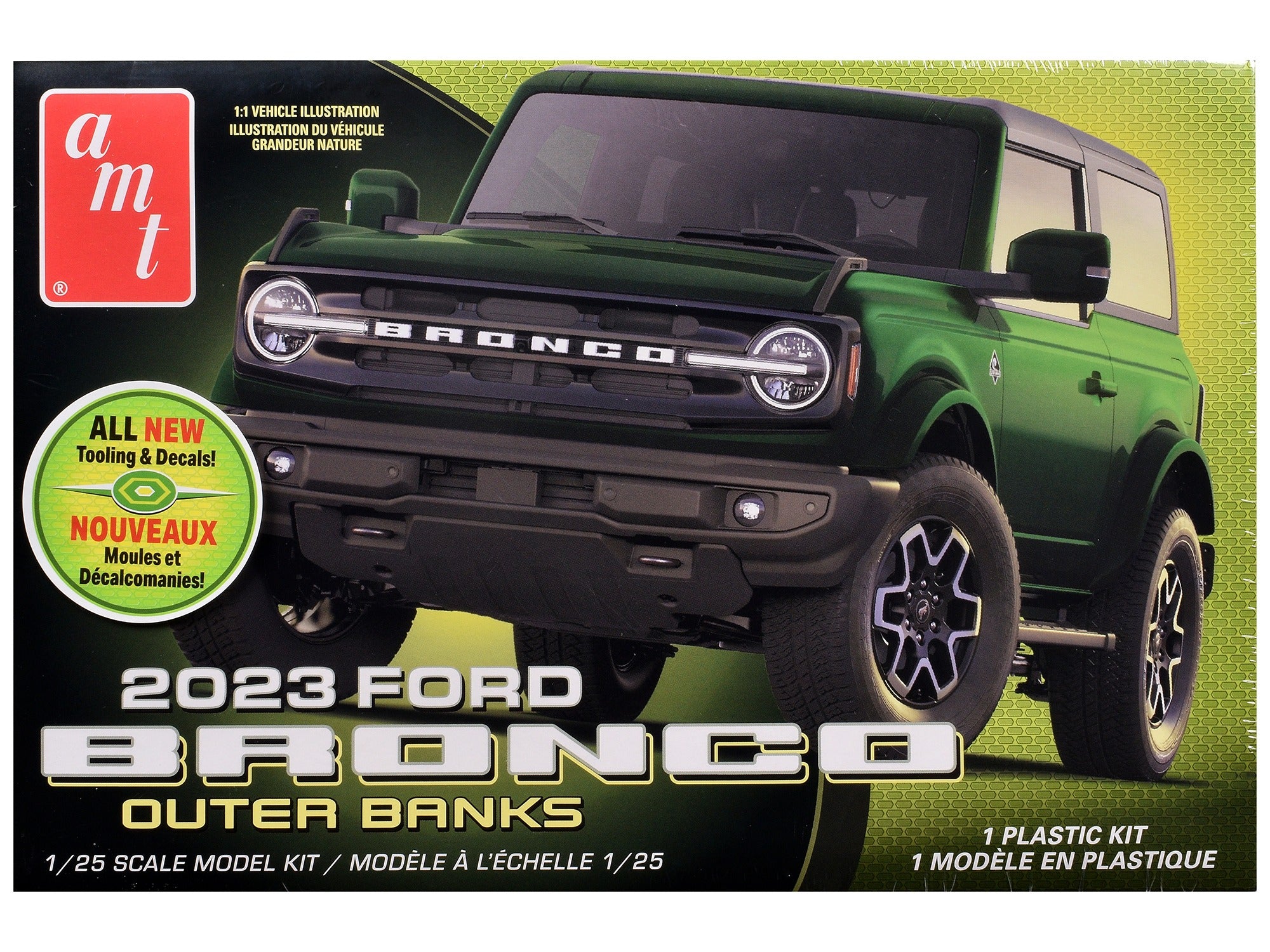 Skill 2 Model Kit 2023 Ford Bronco Outer Banks 1/25 Scale Model by AMT AMT