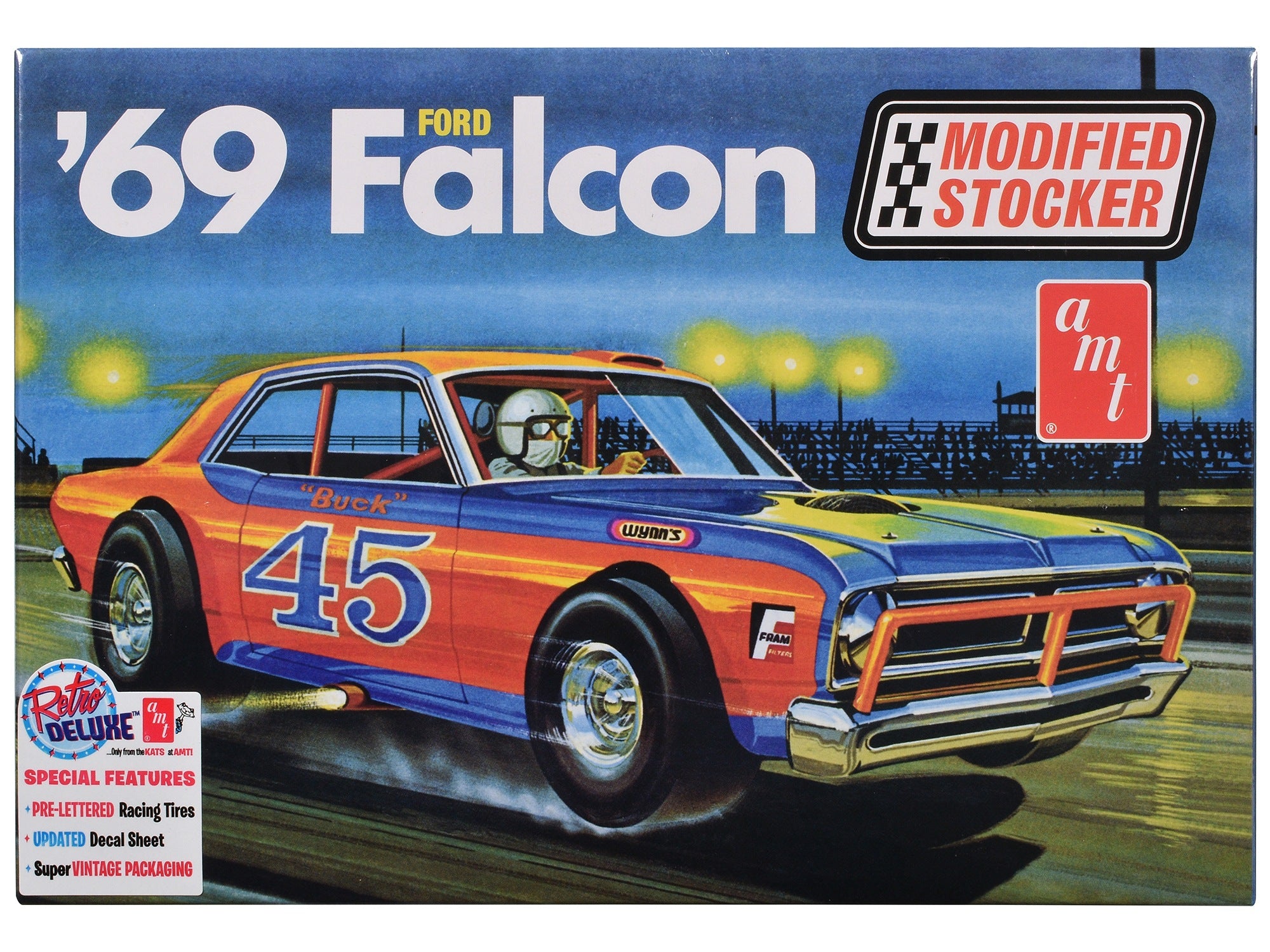 Skill 2 Model Kit 1969 Ford Falcon Modified Stocker 1/25 Scale Model by AMT AMT