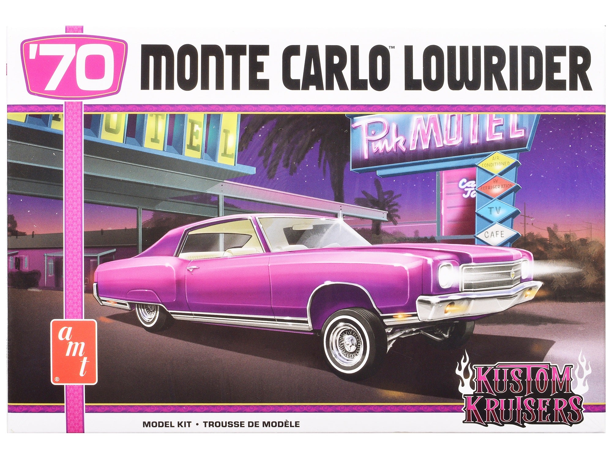 Skill 2 Model Kit 1970 Chevrolet Monte Carlo Lowrider "Kustom Kruisers" 1/25 Scale Model by AMT AMT