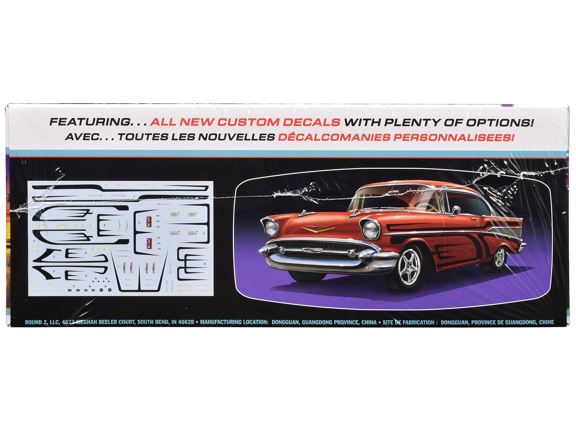 Skill 2 Model Kit 1957 Chevrolet Bel Air Street Machine "Kustom Kruisers" 1/25 Scale Model by AMT AMT