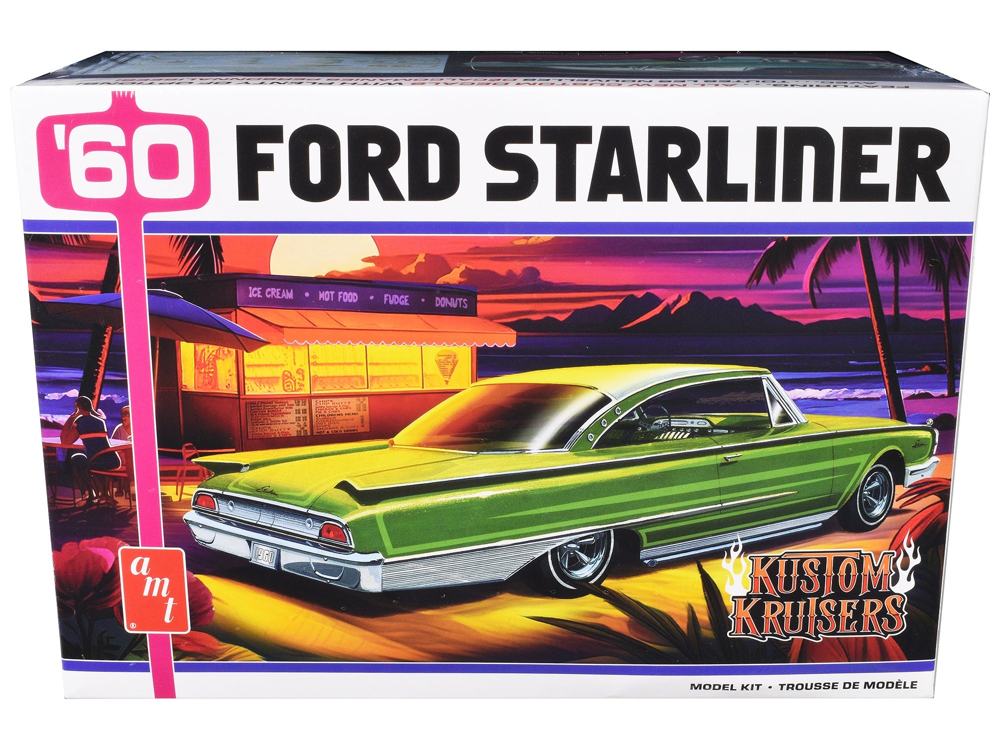 Skill 2 Model Kit 1960 Ford Starliner "Kustom Kruisers" 1/25 Scale Model by AMT AMT