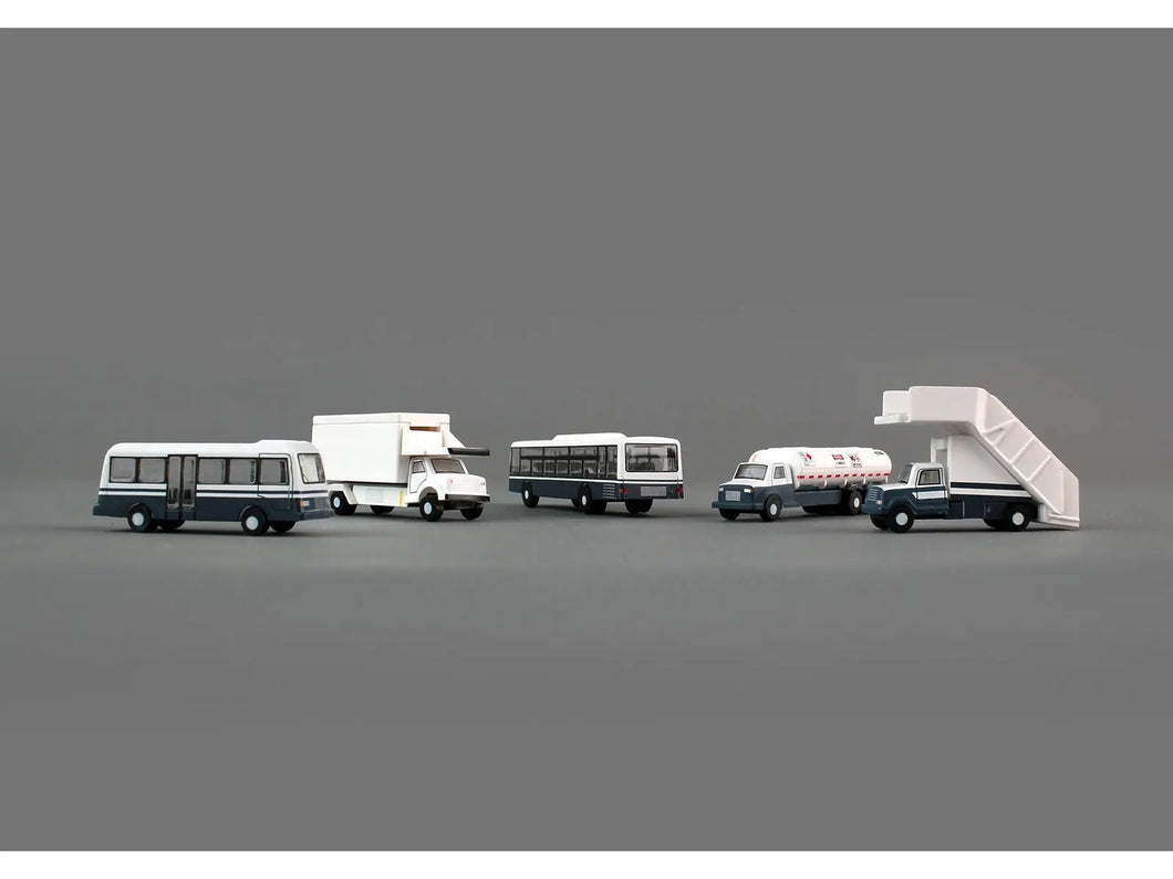 Airport Service Vehicles Set of 5 pieces 