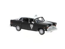 Load image into Gallery viewer, 1974 Checker Cab Black and White &quot;Winnipeg&quot; 1/87 (HO) Scale Model Car by Brekina Brekina
