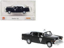 Load image into Gallery viewer, 1974 Checker Cab Black and White &quot;Winnipeg&quot; 1/87 (HO) Scale Model Car by Brekina Brekina
