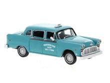 Load image into Gallery viewer, 1974 Checker Cab Light Blue &quot;Detroit&quot; 1/87 (HO) Scale Model Car by Brekina Brekina
