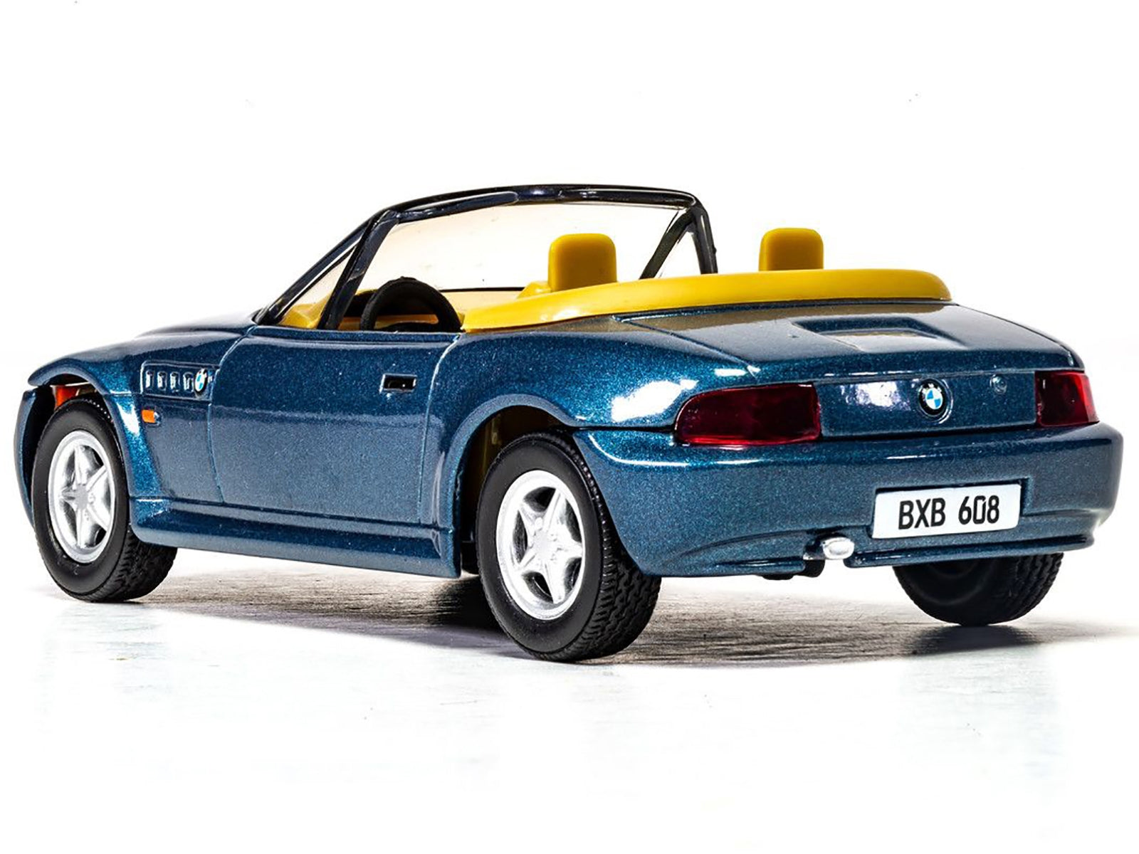BMW Z3 Roadster Blue Metallic James Bond 007 "GoldenEye" (1995) Movie Diecast Model Car by Corgi Corgi