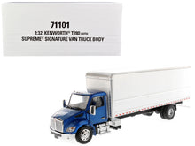 Load image into Gallery viewer, Kenworth T280 with Supreme Signature Van Truck Body Blue and White &quot;Transport Series&quot; 1/32 Diecast Model by Diecast Masters Diecast Masters
