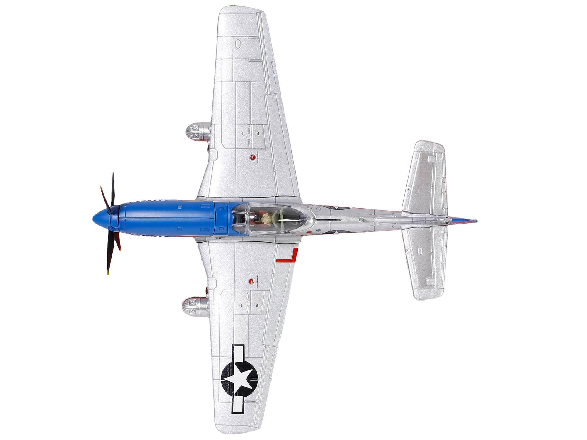 North American Aviation P-51D Mustang Aircraft Fighter "Petie 3rd Lt. Col. John C. Meyer 487th Fighter Squadron 352nd Fighter Group USAAF" (1944) "WW2 Aircrafts Series" 1/72 Diecast Model by Forces of Valor Forces Of Valor