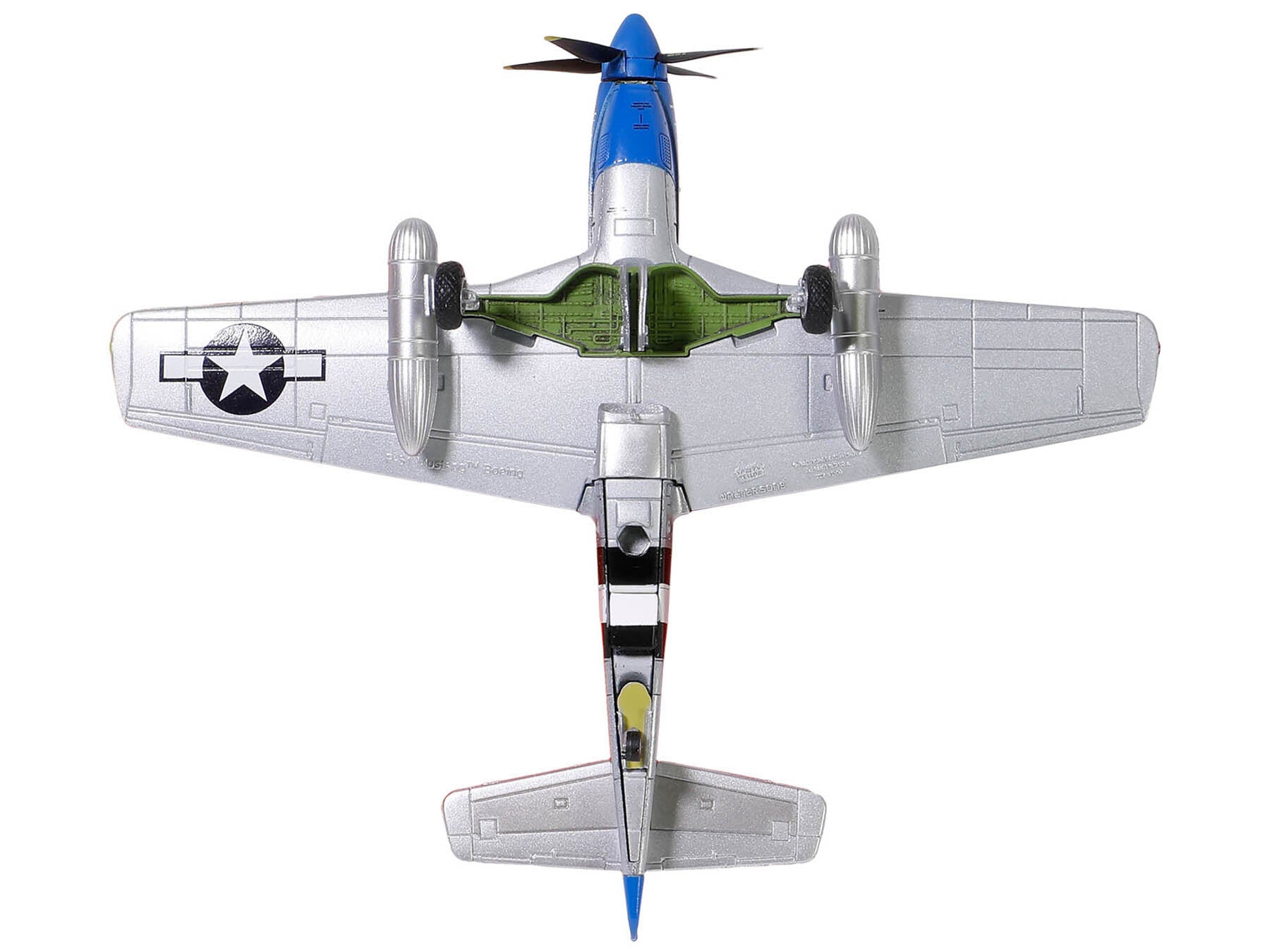 North American Aviation P-51D Mustang Aircraft Fighter "Petie 3rd Lt. Col. John C. Meyer 487th Fighter Squadron 352nd Fighter Group USAAF" (1944) "WW2 Aircrafts Series" 1/72 Diecast Model by Forces of Valor Forces Of Valor