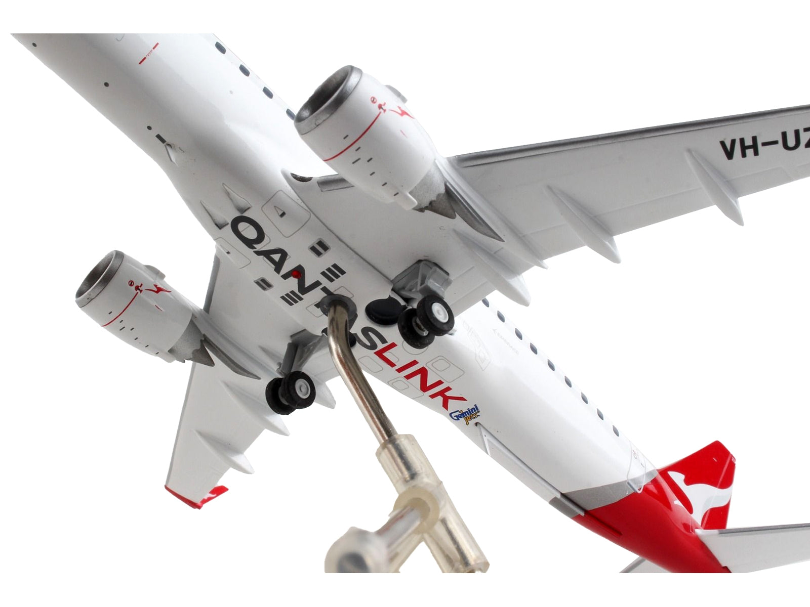 Embraer ERJ-190 Commercial Aircraft "Qantas Airways - QantasLink" White with Red Tail "Gemini 200" Series 1/200 Diecast Model Airplane by GeminiJets GeminiJets