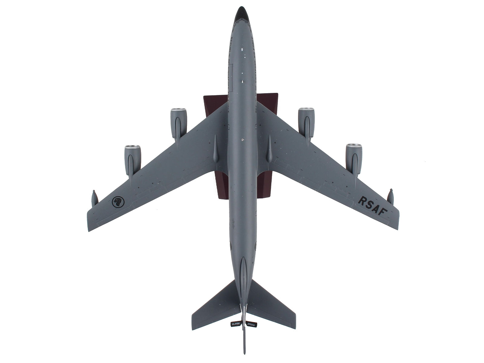 Boeing KC-135R Stratotanker Tanker Aircraft "Republic of Singapore Air Force" Gray "Gemini 200" Series 1/200 Diecast Model Airplane by GeminiJets GeminiJets