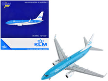 Load image into Gallery viewer, Boeing 737-700 Commercial Aircraft &quot;KLM Royal Dutch Airlines&quot; Blue and White 1/400 Diecast Model Airplane by GeminiJets GeminiJets
