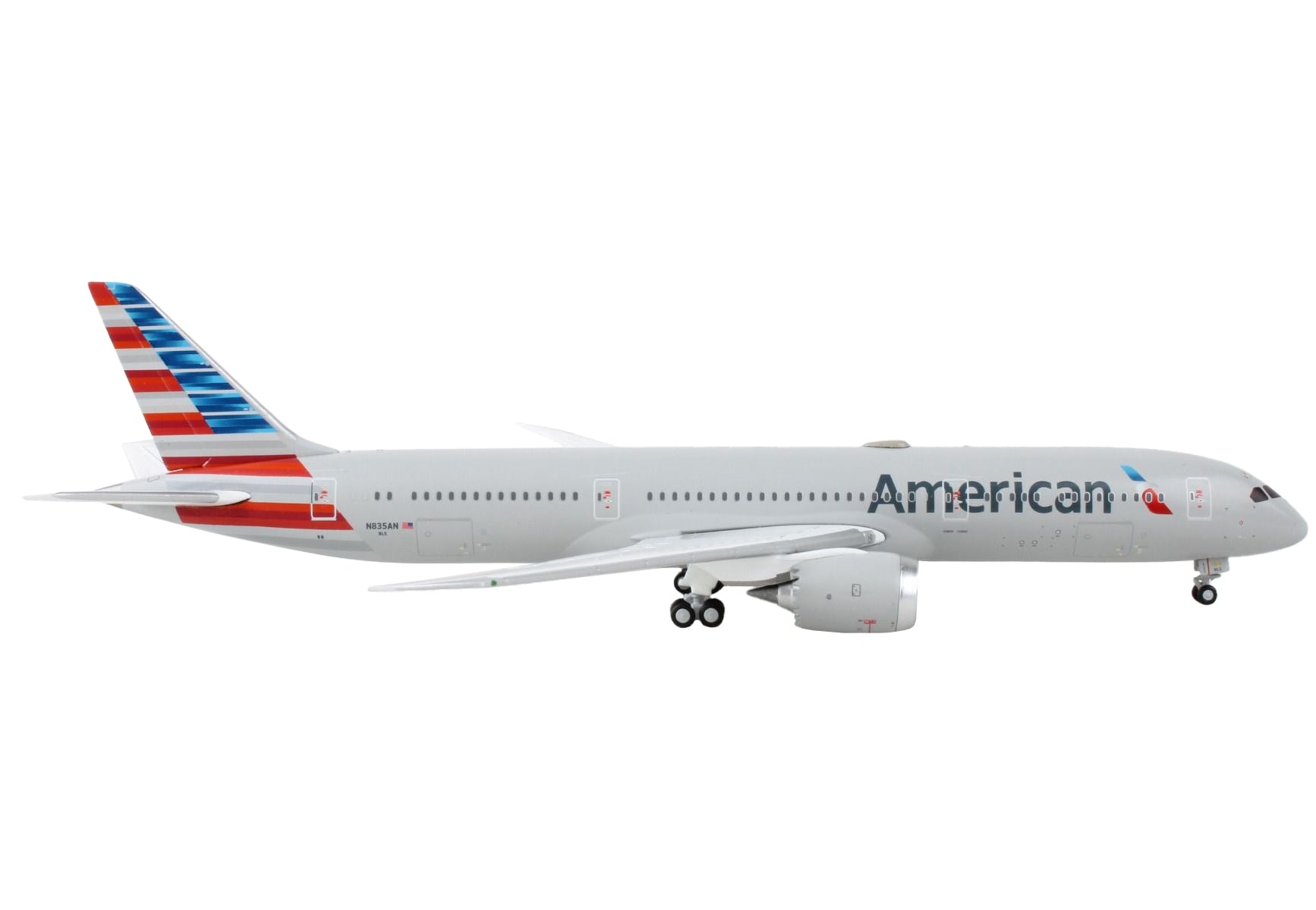 Boeing 787-9 Commercial Aircraft "American Airlines" Gray 1/400 Diecast Model Airplane by GeminiJets GeminiJets