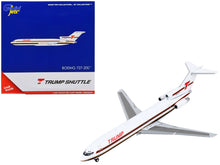 Load image into Gallery viewer, Boeing 727-200 Commercial Aircraft &quot;Trump Shuttle&quot; White with Red Stripes 1/400 Diecast Model Airplane by GeminiJets GeminiJets
