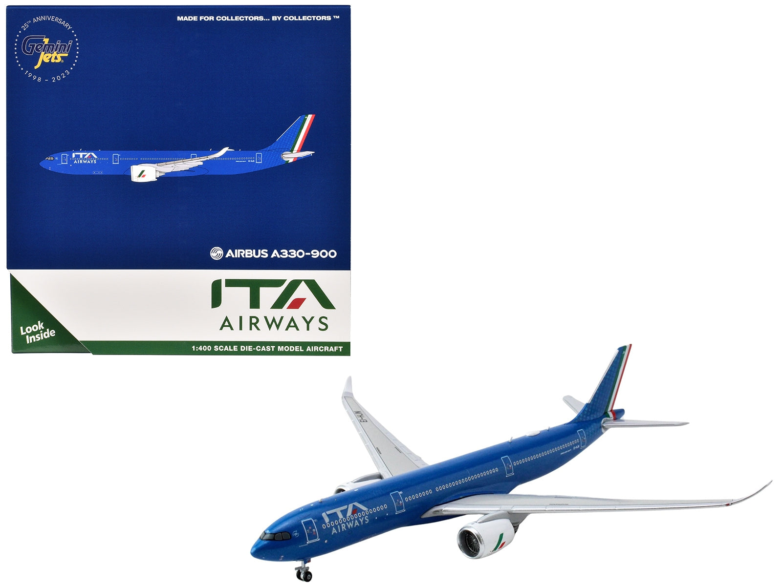 Airbus A330-900 Commercial Aircraft "ITA Airways" (EI-HJN) Blue 1/400 Diecast Model Airplane by GeminiJets GeminiJets