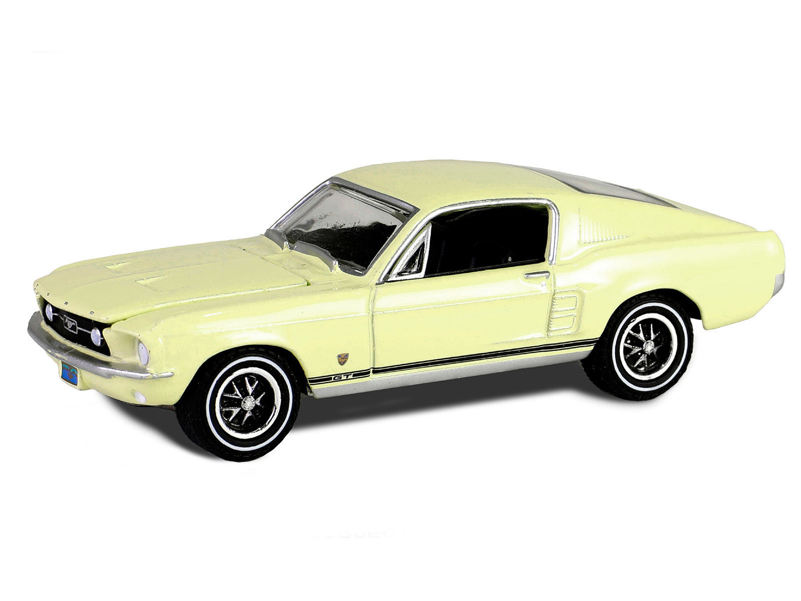 1967 Ford Mustang GT Fastback "High Country Special" Aspen Gold "Hobby Exclusive" Series 1/64 Diecast Model Car by Greenlight Greenlight