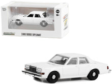 Load image into Gallery viewer, 1980-1989 Dodge Diplomat Police Unmarked White &quot;Hot Pursuit&quot; &quot;Hobby Exclusive&quot; Series 1/64 Diecast Model Car by Greenlight Greenlight
