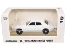 Load image into Gallery viewer, 1977-78 Dodge Monaco Police Pursuit White &quot;Hot Pursuit - Hobby Exclusive&quot; Series 1/64 Diecast Model Car by Greenlight Greenlight
