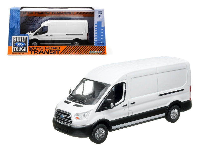 2015 Ford Transit (V363) Van Oxford White 1/43 Diecast Model by Greenlight Greenlight