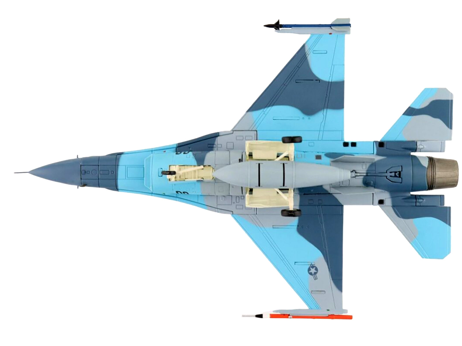 Lockheed F-16A Fighting Falcon Fighter Aircraft "NSAWC Adversary" (2006-2008) United States Navy "Air Power Series" 1/72 Diecast Model by Hobby Master Hobby Master