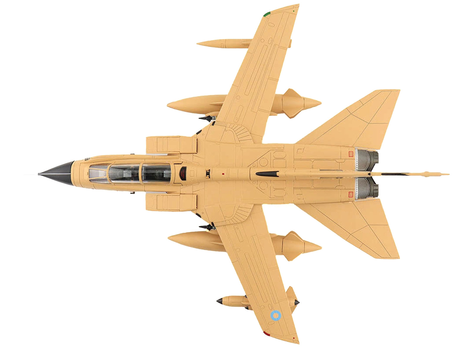 Panavia Tornado GR.1 Multi-Role Aircraft "Debbie" "31 Squadron Operation Granby Bahrain" (1991) Royal Air Force (RAF) "Air Power Series" 1/72 Diecast Model by Hobby Master Hobby Master