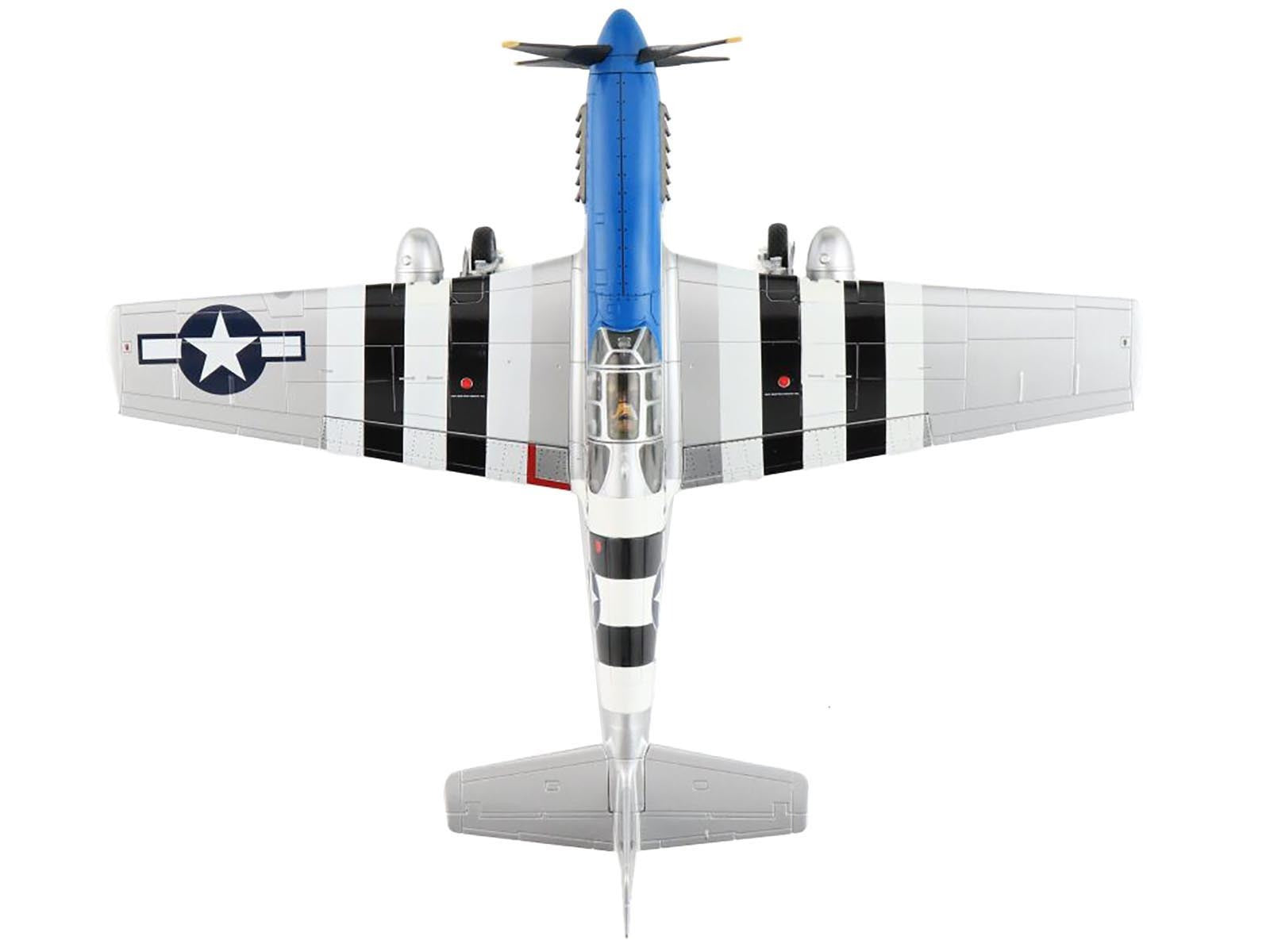 North American P-51C Mustang Fighter Aircraft "'Princess Elizabeth' Gathering of Mustangs and Legends United Kingdom" (2007) United States Air Force "Air Power Series" 1/48 Diecast Model by Hobby Master Hobby Master