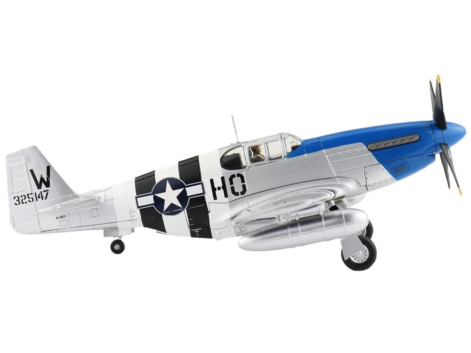 North American P-51C Mustang Fighter Aircraft "'Princess Elizabeth' Gathering of Mustangs and Legends United Kingdom" (2007) United States Air Force "Air Power Series" 1/48 Diecast Model by Hobby Master Hobby Master