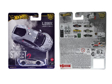 Load image into Gallery viewer, Lamborghini Huracan LB-Works Gray with Graphics &quot;Slide Street 2&quot; Series Diecast Model Car by Hot Wheels Hotwheels
