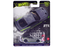 Load image into Gallery viewer, 2018 Ford Mustang RTR Spec 5 Gray &quot;Slide Street 2&quot; Series Diecast Model Car by Hot Wheels Hotwheels
