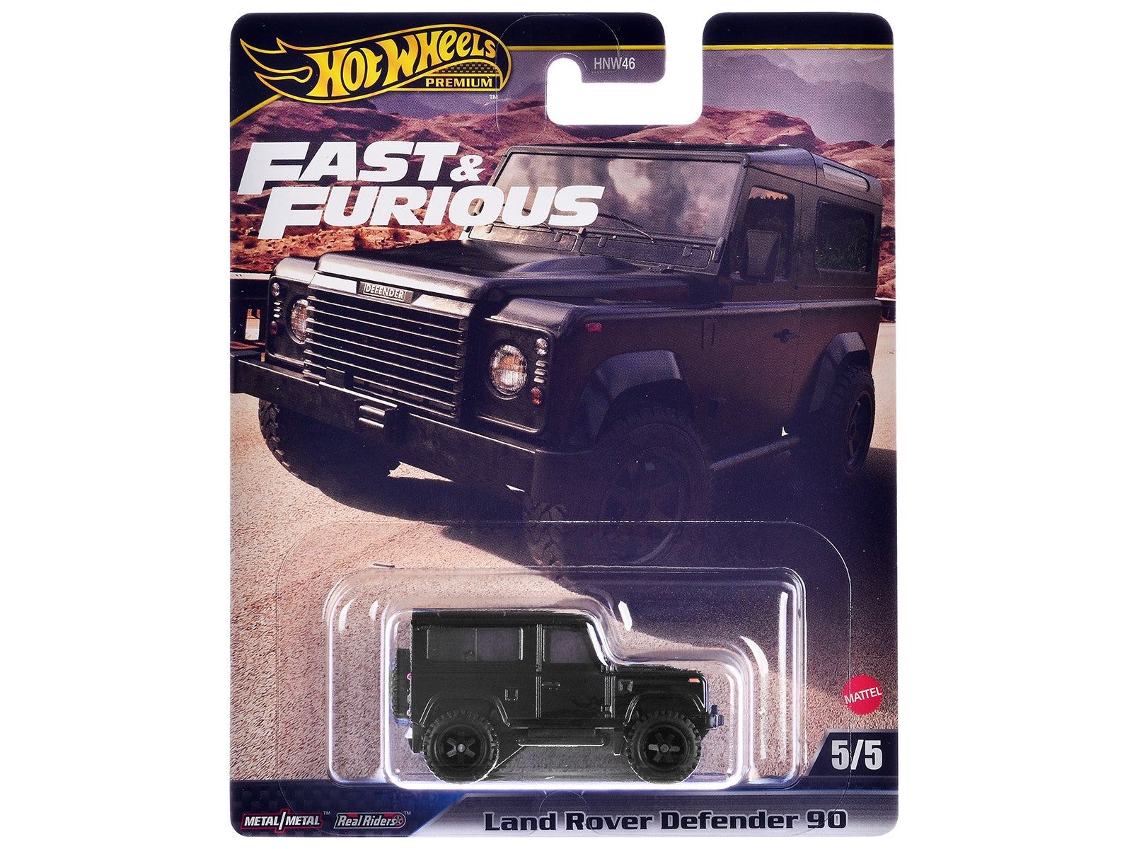 Land Rover Defender 90 Black "F9" (2021) Movie "Fast & Furious" Series Diecast Model Car by Hot Wheels Hotwheels