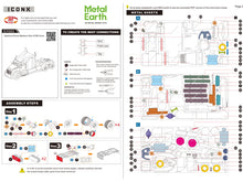 Load image into Gallery viewer, Model Kit Western Star 5700 Truck &quot;Optimus Prime&quot; Blue with Red Flames &quot;Transformers: The Last Knight&quot; (2017) Movie (Moderate Difficulty) Steel Model by Metal Earth Metal Earth
