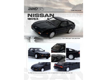 Load image into Gallery viewer, Nissan 180SX RHD (Right Hand Drive) Black 1/64 Diecast Model Car by Inno Models Inno Models
