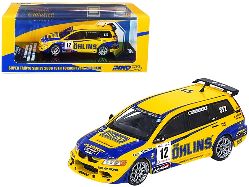 Mitsubishi Lancer Evolution IX Wagon RHD (Right Hand Drive) #12 Super Taikyu Series 13th Tokachi 24H Race (2006) 1/64 Diecast Model Car by Inno Models Inno Models