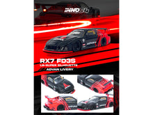 Load image into Gallery viewer, Mazda RX7 (FD3S) LB-Super-Silhouette RHD (Right Hand Drive) &quot;Advan Livery&quot; Red and Black 1/64 Diecast Model Car by Inno Models Inno Models
