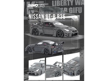 Load image into Gallery viewer, Nissan 35GT-RR RHD (Right Hand Drive) &quot;LB-Silhouette Works GT&quot; Full Dry Carbon 1/64 Diecast Model Car by Inno Models Inno Models
