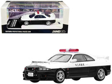 Load image into Gallery viewer, Nissan Skyline GT-R (R33) RHD (Right Hand Drive) Black and White &quot;Saitama Prefectural&quot; Police Car 1/64 Diecast Model Car by Inno Models Inno Models
