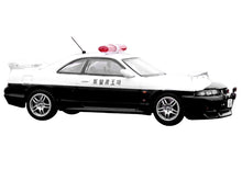 Load image into Gallery viewer, Nissan Skyline GT-R (R33) RHD (Right Hand Drive) Black and White &quot;Saitama Prefectural&quot; Police Car 1/64 Diecast Model Car by Inno Models Inno Models
