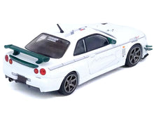 Load image into Gallery viewer, Nissan Skyline GT-R (R34) V-SPEC N1 RHD (Right Hand Drive) &quot;Tuned by Mine&#39;s&quot; White 1/64 Diecast Model Car by Inno Models Inno Models
