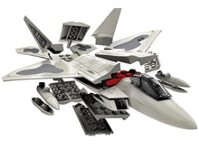 Load image into Gallery viewer, Skill 1 Model Kit F22 Raptor Snap Together Painted Plastic Model Airplane Kit by Airfix Quickbuild Airfix Quickbuild
