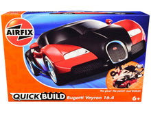 Load image into Gallery viewer, Skill 1 Model Kit Bugatti Veyron Red / Black Snap Together Model by Airfix Quickbuild Airfix Quickbuild
