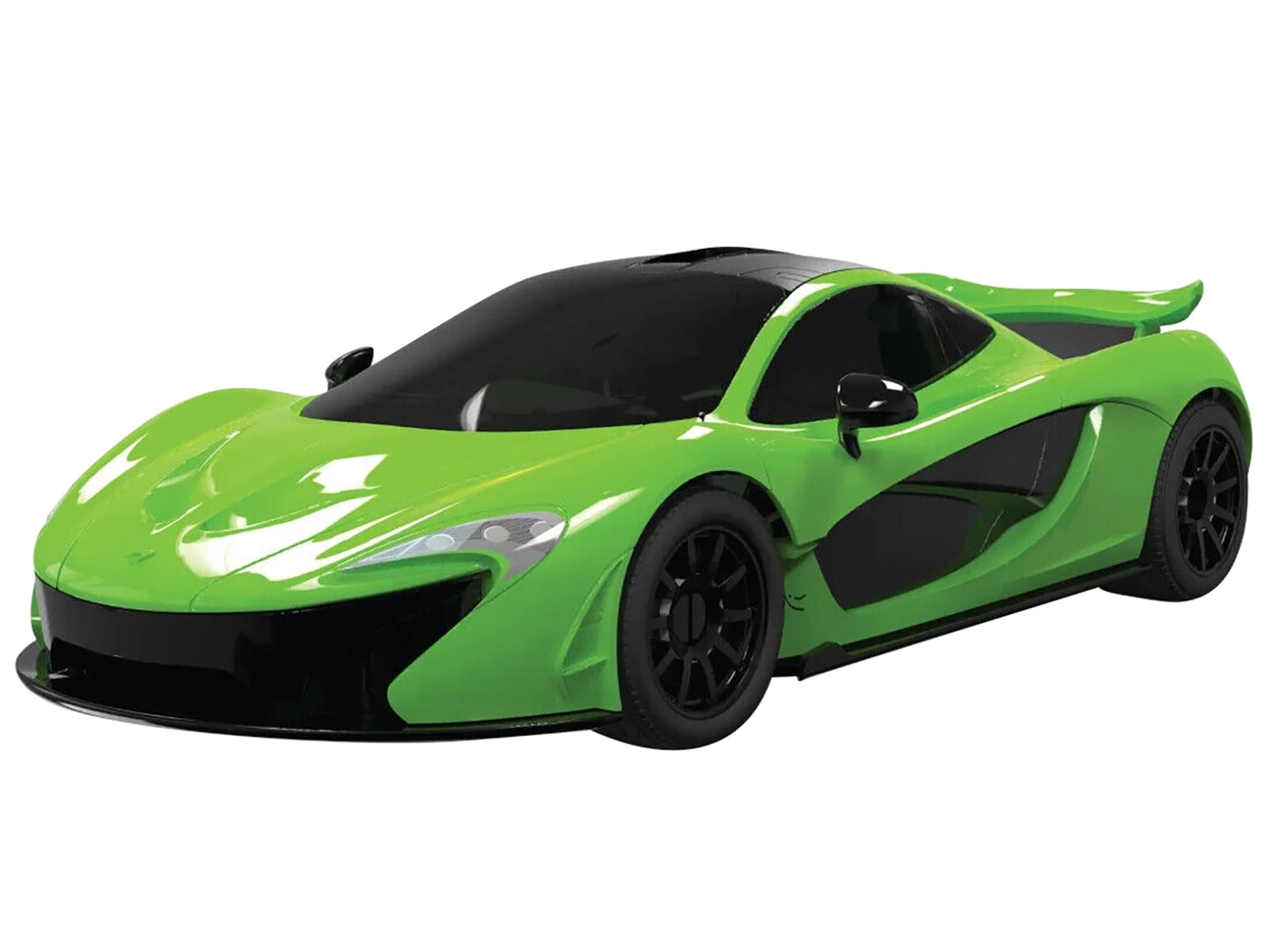 Skill 1 Model Kit Mclaren P1 Green Snap Together Model by Airfix Quickbuild Airfix Quickbuild